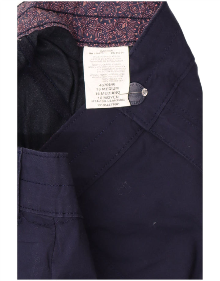Fusta LEE pentru femei US 16 2XL din bumbac bleumarin