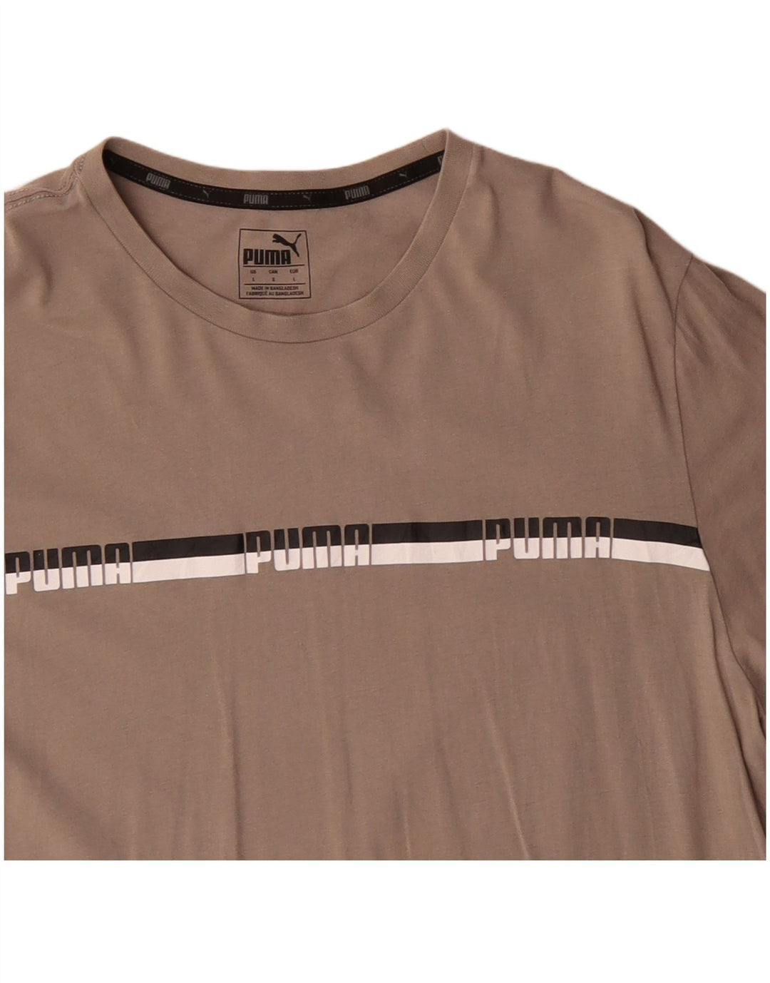 Tricou grafic Puma pentru bărbați Top mare, bej, bumbac