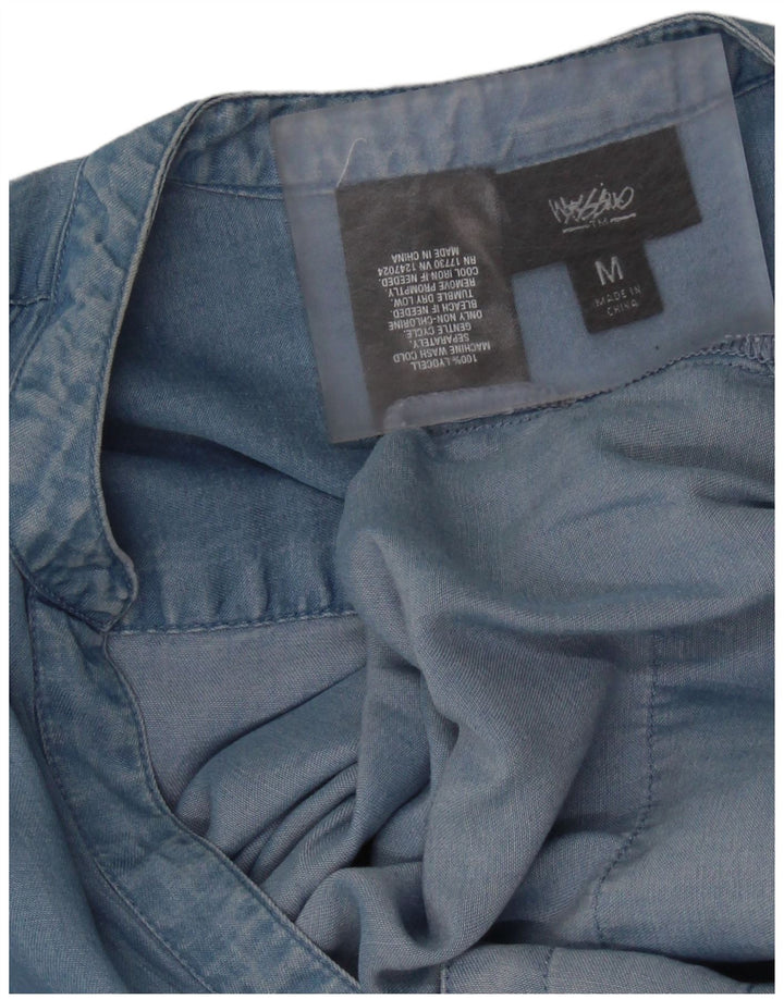 Combi fără mâneci Mossimo pentru femei UK 12 Medium Blue Lyocell