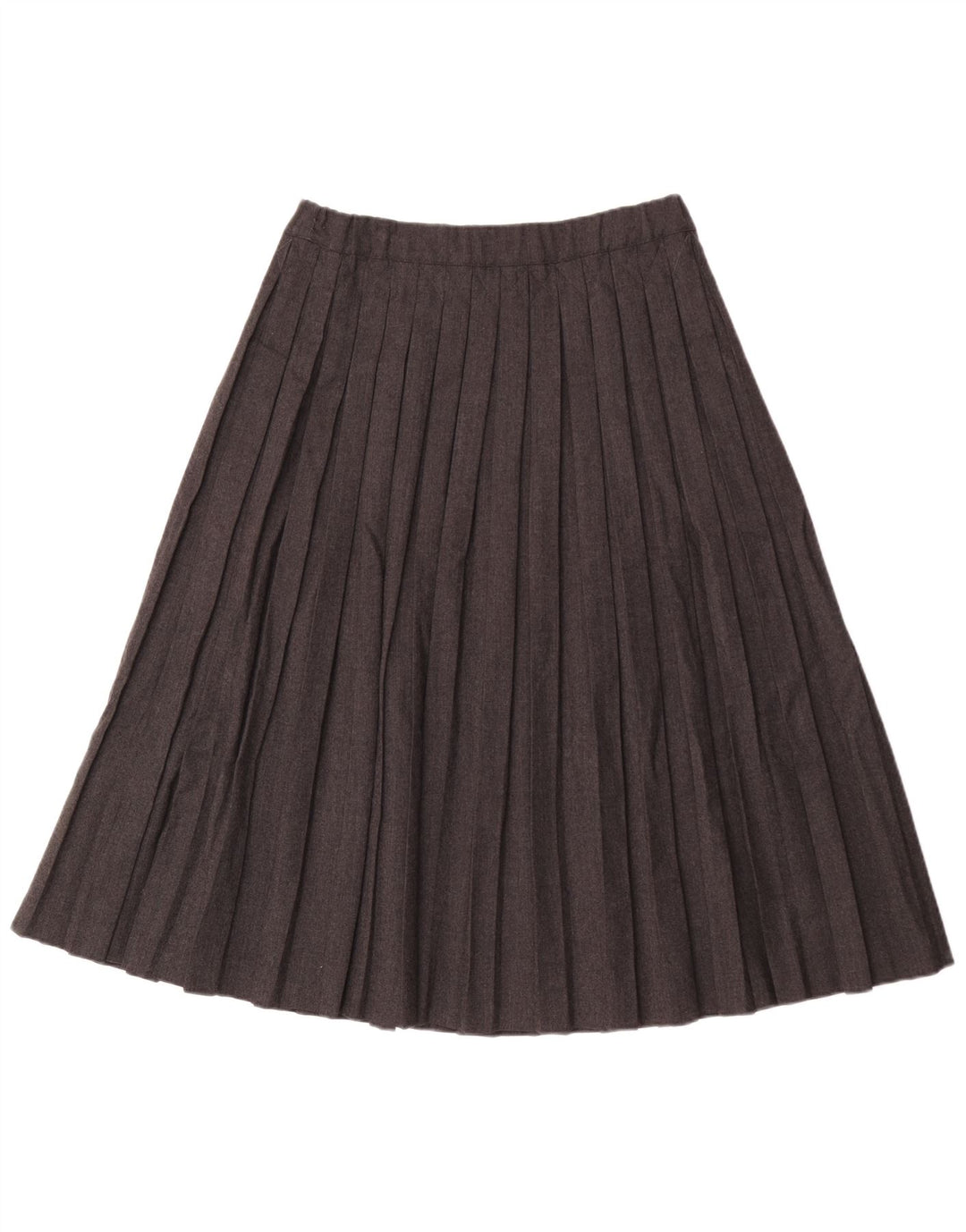 Fusta plisată Vintage pentru femei IT 42 Medium W30 Lână gri