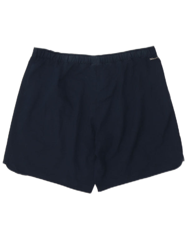 Pantaloni scurți casual Nike pentru femei mici W27 bleumarin poliester