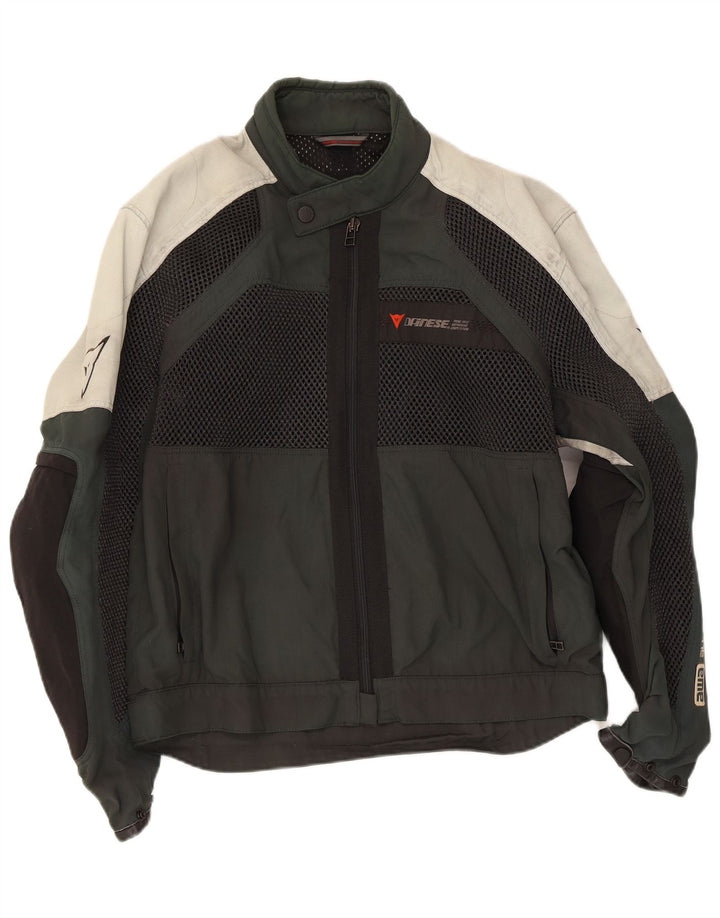 Jachetă Dainese Graphic Racer pentru femei EU 52 Gri mediu din nailon color bloc