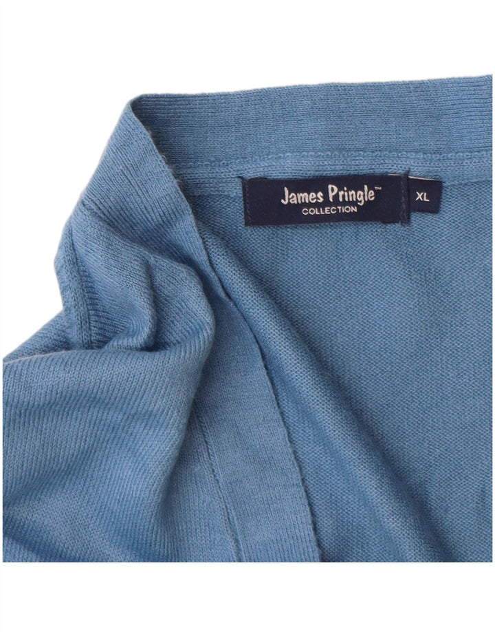 Pulover cardigan pentru bărbați James Pringle XL albastru