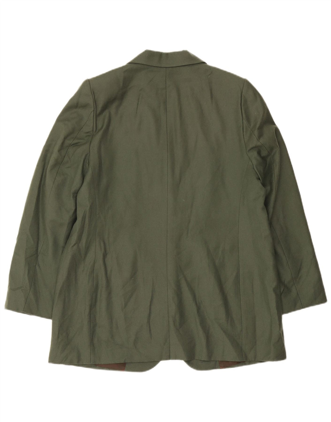 Jachetă Blazer Femei Les Copains cu 2 nasturi IT 52 2XL Kaki Lână