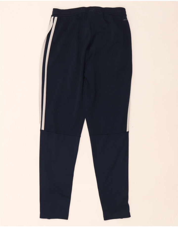 Pantaloni de trening Adidas Climalite pentru bărbați, poliester mediu bleumarin