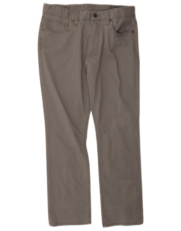 Pantaloni casual drepti pentru bărbați Polo Ralph Lauren W34 L30 bumbac gri