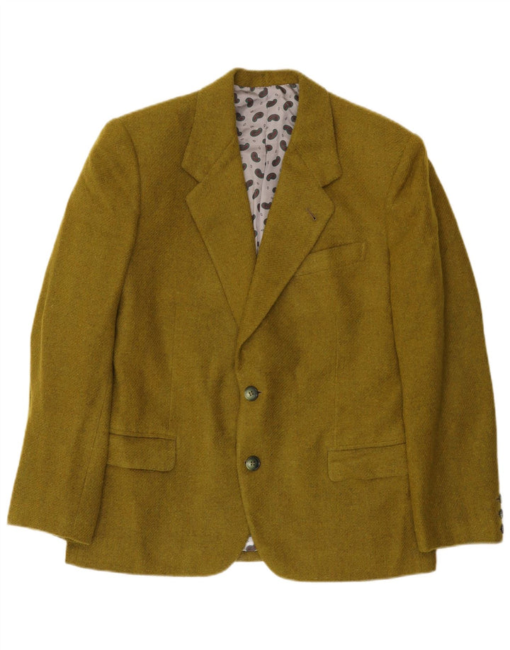 Blazer Vintage pentru bărbați cu 2 nasturi, UK 38, verde mediu