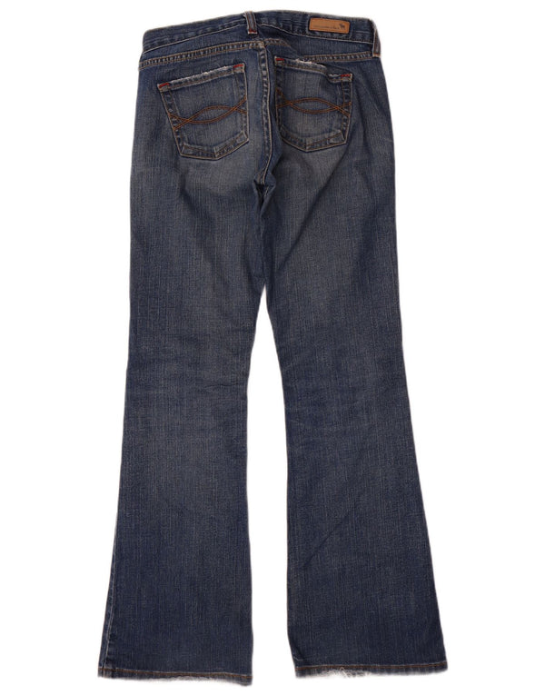 Blugi bootcut pentru femei Abercrombie & Fitch US 0 XS W28 L30 Bumbac albastru