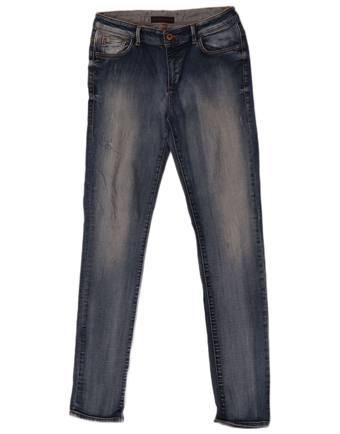 Trussardi blugi skinny distressed pentru femei W29 L32 albastru