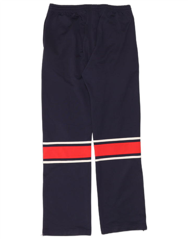Pantaloni de trening Fila pentru bărbați, mici, bleumarin, poliester color bloc