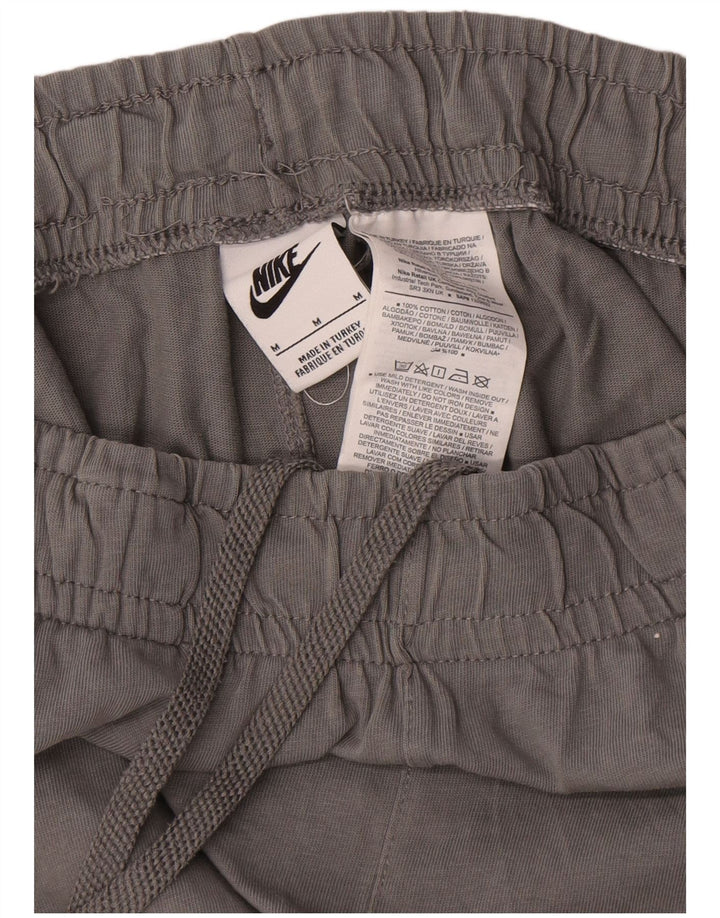 Pantaloni scurți sport Nike pentru bărbați, bumbac, gri mediu
