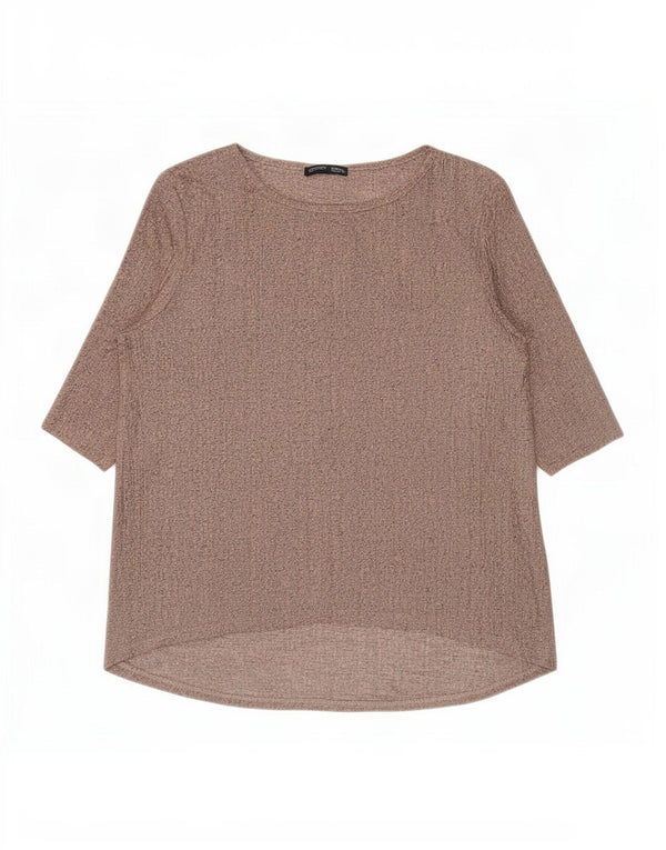 Top femeie Zara cu mâneci 3/4 UK 10 mic roz