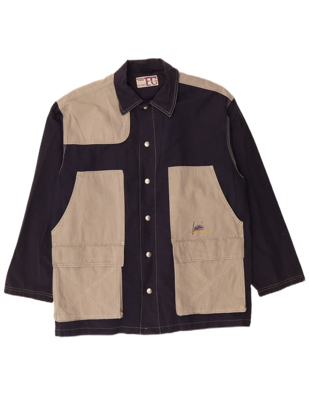 Jachetă Utilitară pentru bărbați Enrico Coveri UK 40, mare, albastru bleumarin