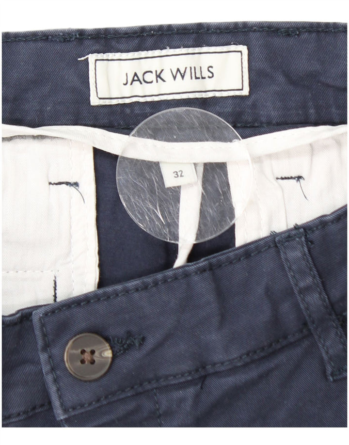 Pantaloni scurți chino pentru bărbați JACK WILLS Slim Fit W32 Bumbac bleumarin mediu