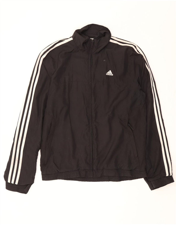 Jachetă de trening pentru bărbați Adidas UK 36/38 Poliester negru mic