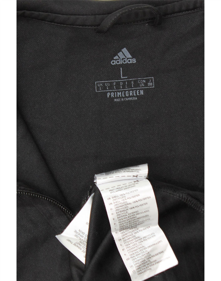 Jachetă de top pentru trening Aeroready pentru bărbați Adidas, mare, negru, poliester
