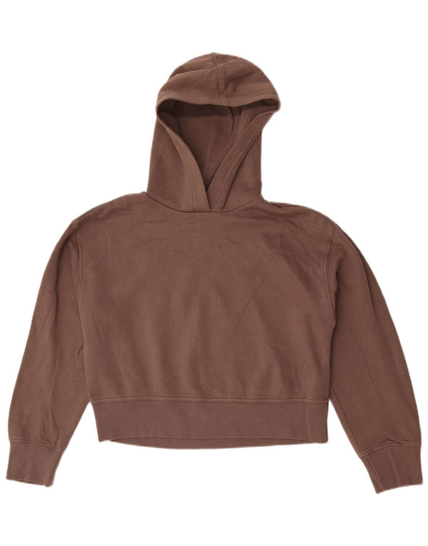 Pulover cu glugă supradimensionat pentru femei Zara UK 10 mic, gri bumbac