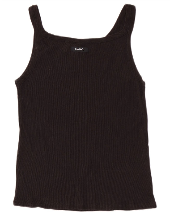 Max & Co. Femei Top Cami UK 4 XS Negru