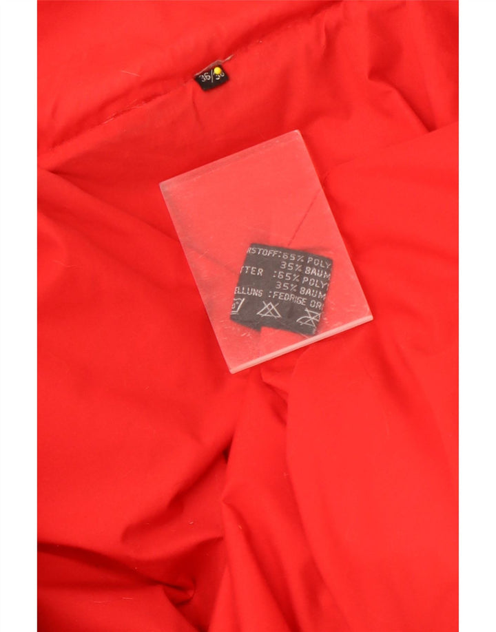 Palton supradimensionat pentru femei Vintage EU 36/38 Poliester roșu mic