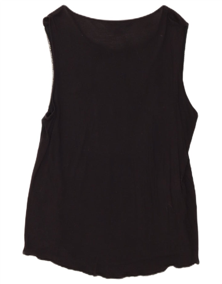 Bluză fără mâneci pentru femei Zara UK 12 Medium Black