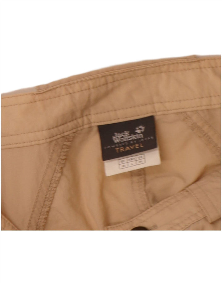 Jack Wolfskin Pantaloni Cargo Windbreaker pentru femei L32 L33 Bej