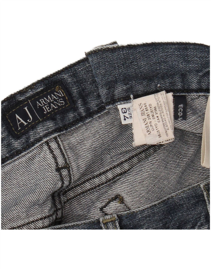Blugi drepti pentru bărbați Armani W34 L28 Bumbac bleumarin
