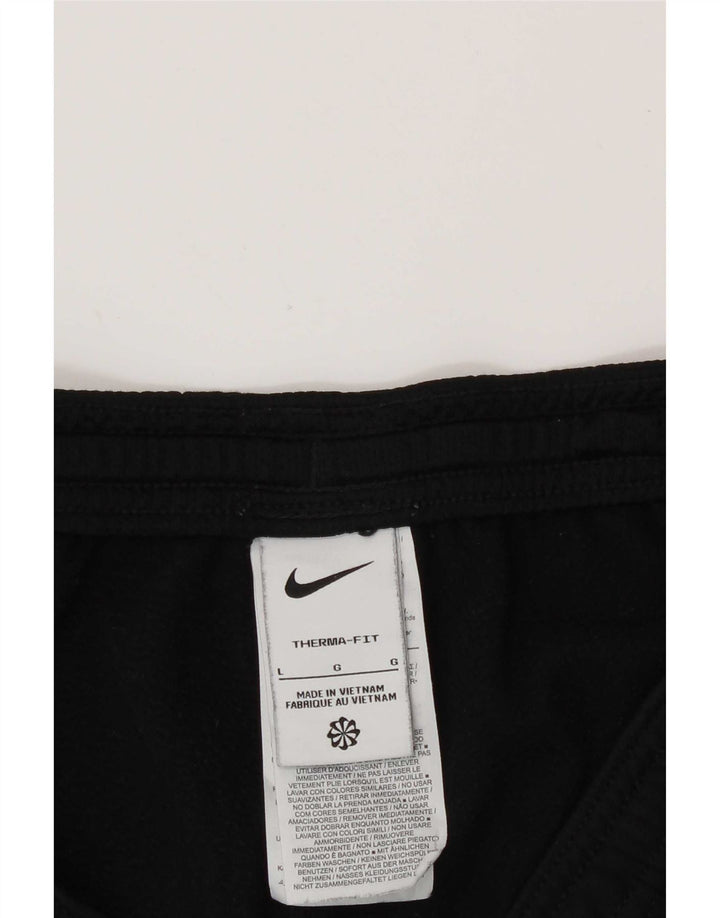 Pantaloni de trening Nike Therma-Fit pentru bărbați, mari, negru, poliester