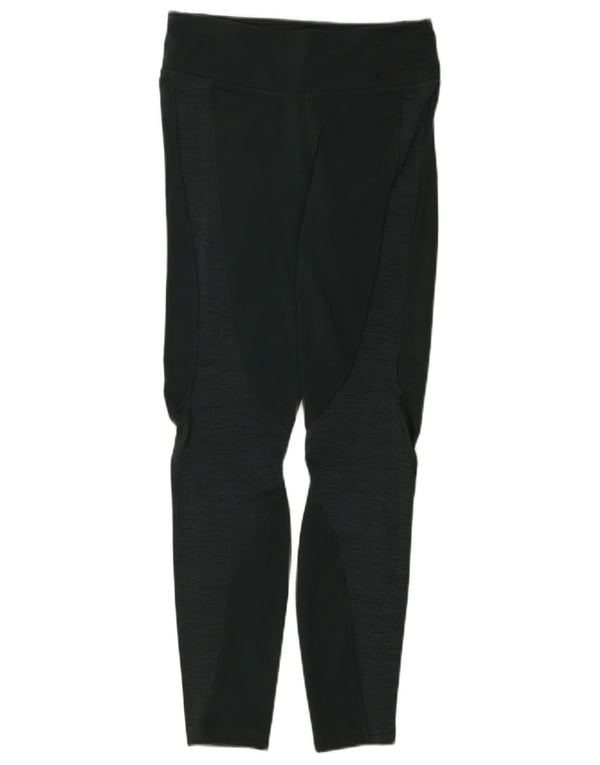 Leggings Dri Fit NIKE pentru femei UK 12, nailon verde mediu