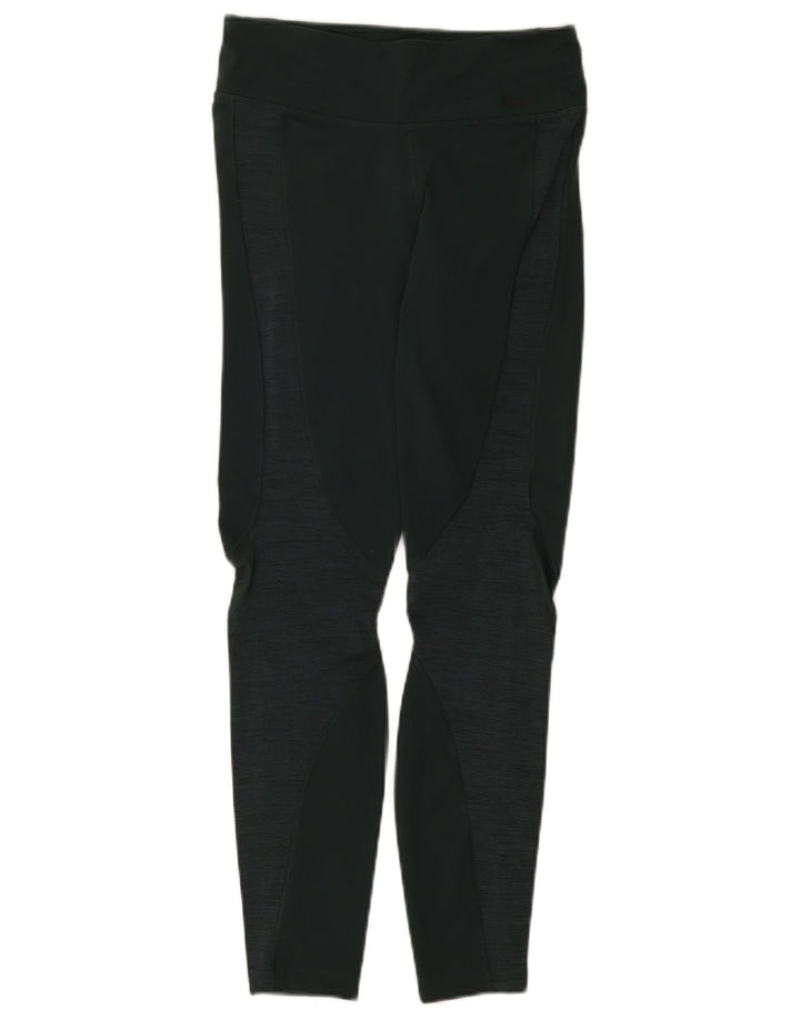 Leggings Dri Fit NIKE pentru femei UK 12, nailon verde mediu