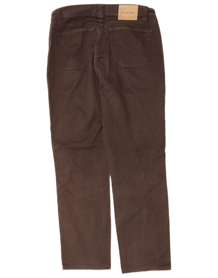 Blugi drepti pentru femei Jeckerson W32 L29 bumbac negru