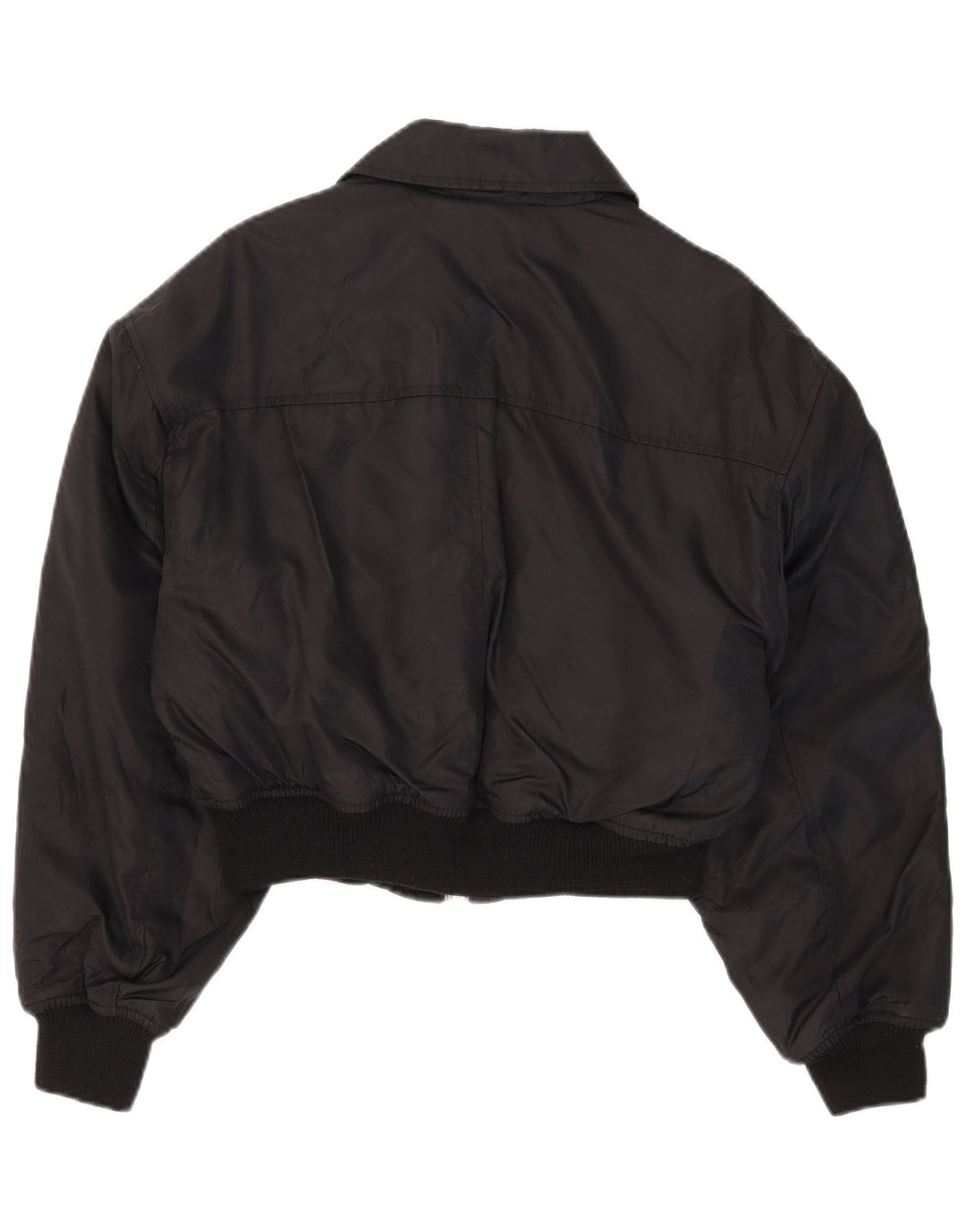 Jachetă bomber crop pentru femei Swish IT 42 Poliamidă neagră medie