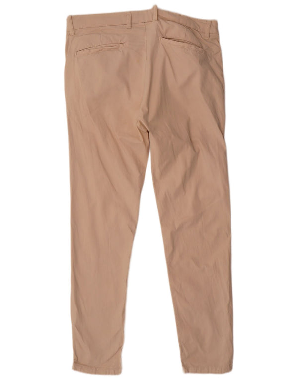 Pantaloni chino slim pentru bărbați Zara EU 42 Large W32 L30 Bej Bumbac