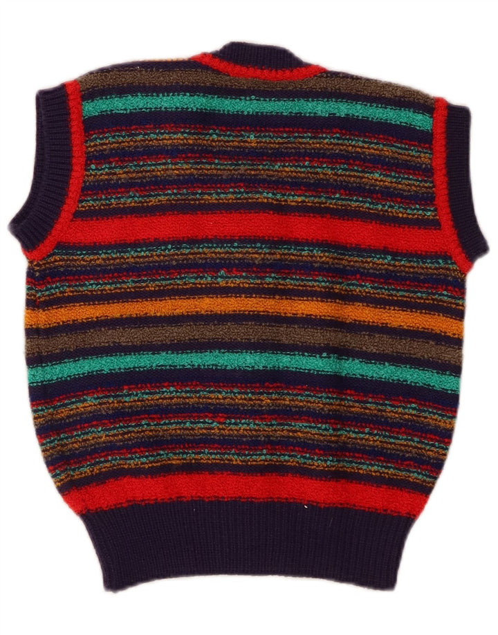 Brian Scott Pulover Crop Cardigan pentru Damă EU 38 Mediu Multicolore în dungi