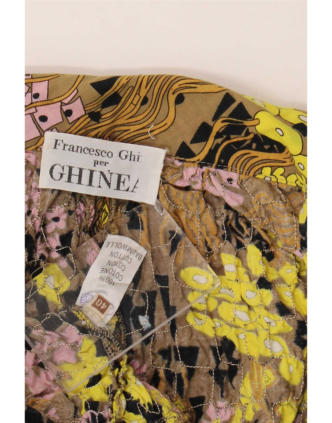 Bluză Vintage pentru damă, cu cămașă înfășurată, EU 40, medie, multicoloră, florală