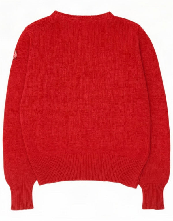 Murphy & Nye Pulover cu pulover cu decolteu obișnuit pentru femei UK 14 Medium Red