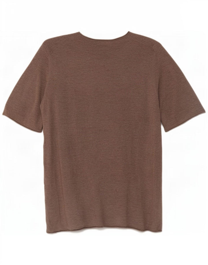 Pulover Massimo Dutti pentru damă, cu gâtul turn, pulover UK 10 mic maro
