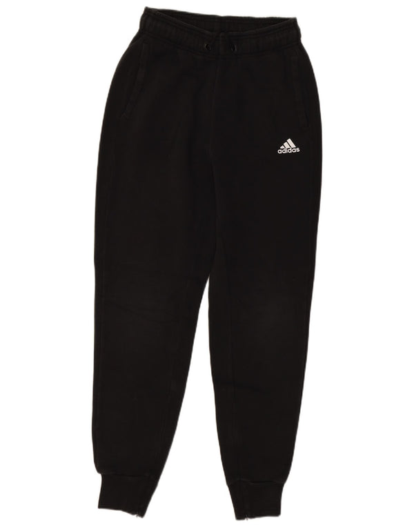 Pantaloni de trening cu grafic pentru femei Adidas Pantaloni de jogging UK 0/2 XS Bumbac negru