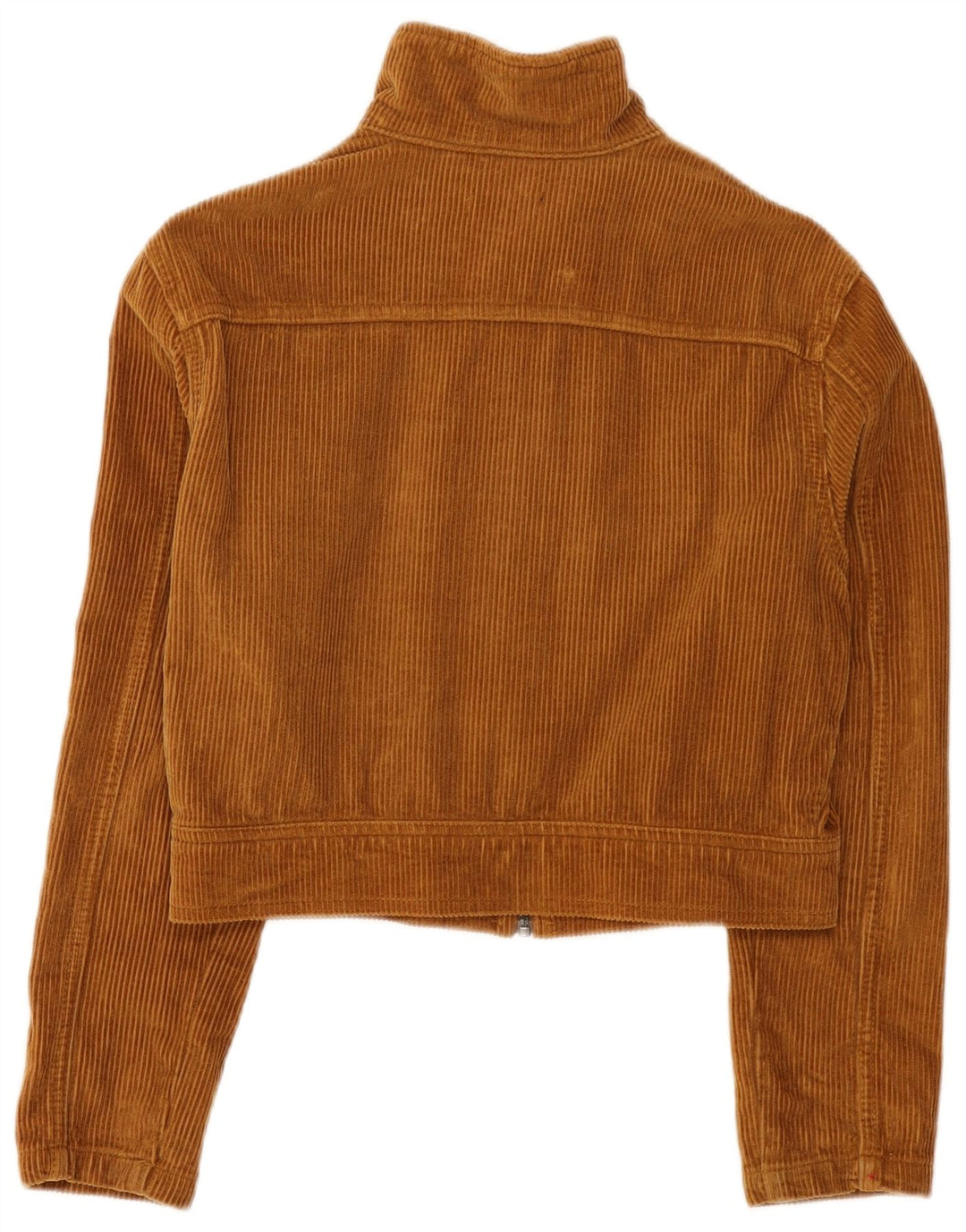 Jachetă Superdry Crop Corduroy pentru femei UK 8 Small Brown Bumbac
