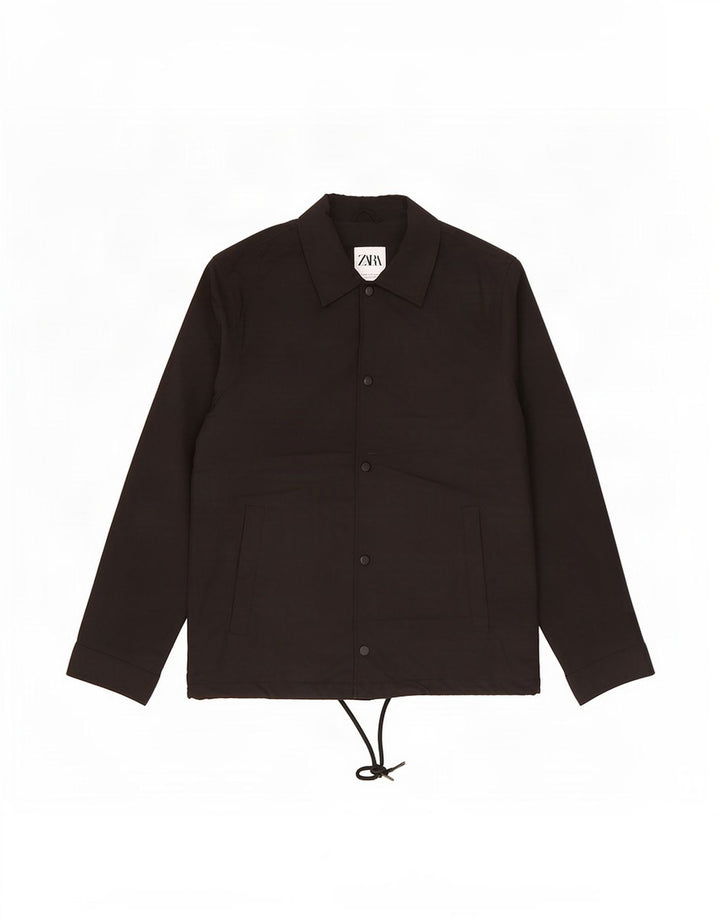 Bomber pentru bărbați Zara UK 36 Poliester negru mic
