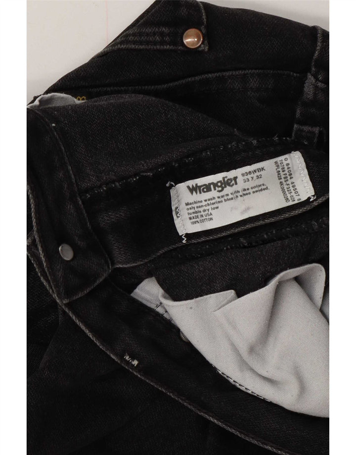 Blugi drepti pentru bărbați Wrangler W33 L32 bumbac gri