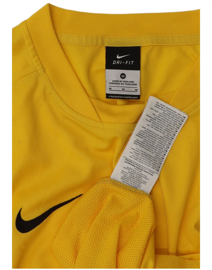 Tricou Nike Dri Fit pentru bărbați Top Medium Galben Poliester