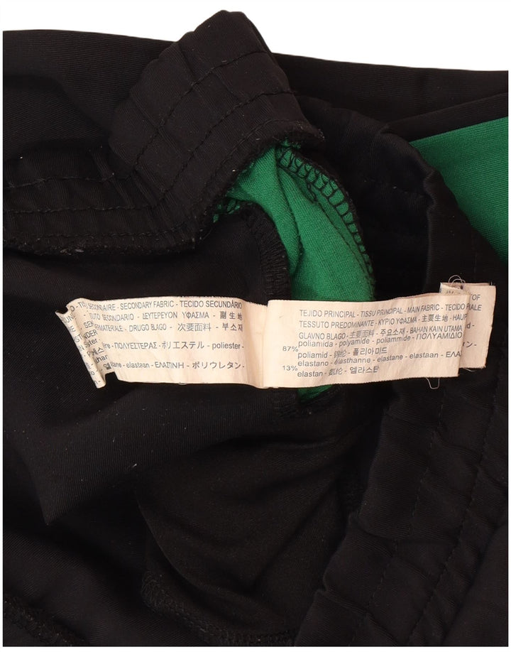 Pantaloni de trening Zara pentru femei UK 12 Medium Black Colorblock Poliamidă