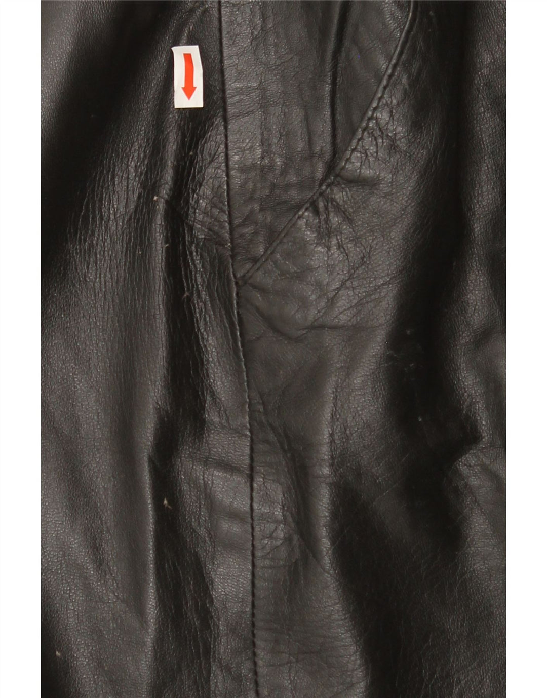 VINTAGE Womens Leather Skirt IT 40 Small W28 Black Vintage Vintage and Second-Hand Vintage from Messina Hembry 