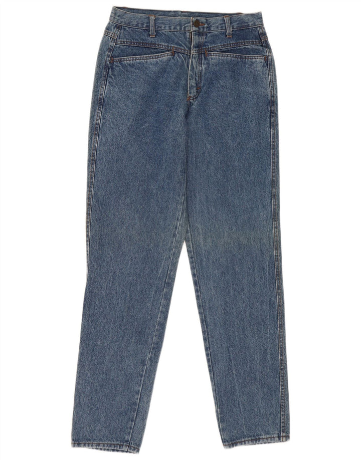 Blugi slim dama vintage W30 L33 albastru