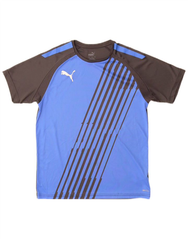 Tricou Puma Băieți Top 13-14 Ani Poliester Colorblock Albastru