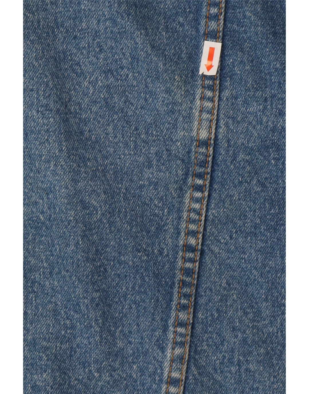 Jachetă de blugi supradimensionată pentru femei vintage UK 14, bumbac albastru mediu