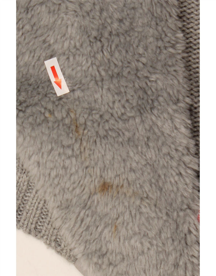 Pulover cardigan deschis pentru femei Oasis UK 10 Small Gri Acrilic
