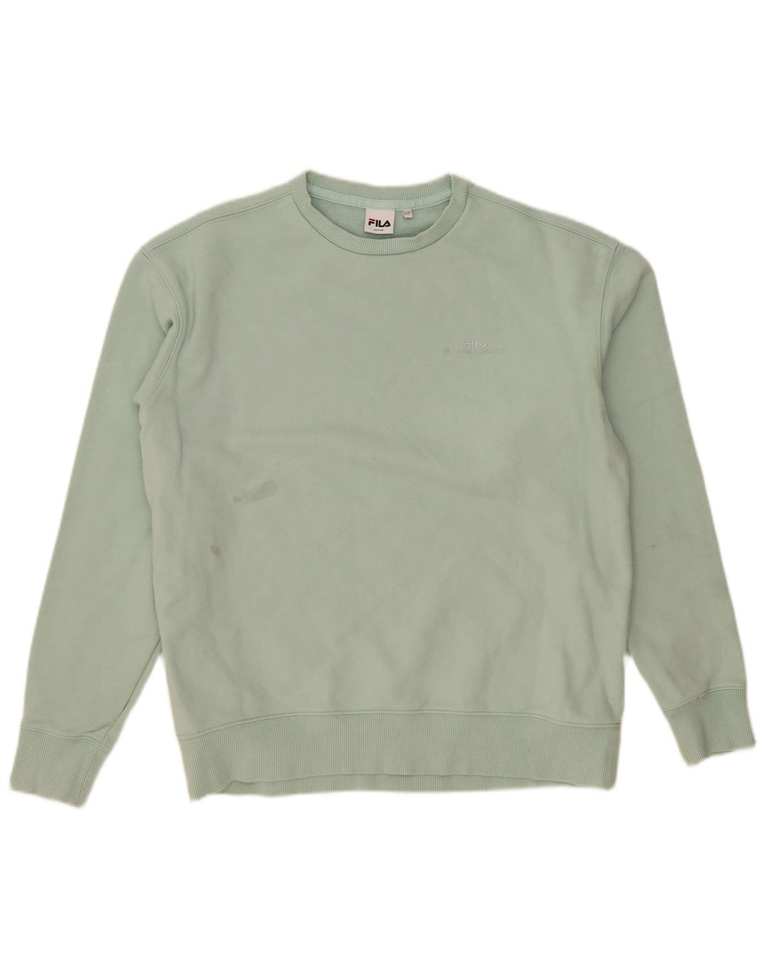 Pulover FILA pentru bărbați, bumbac turcoaz mediu