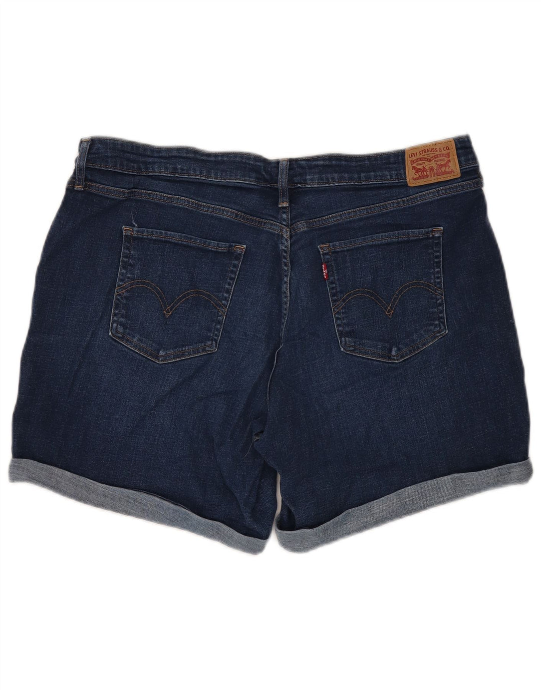 Pantaloni scurți din blugi pentru femei LEVI'S US 20 3XL W40 Bumbac bleumarin