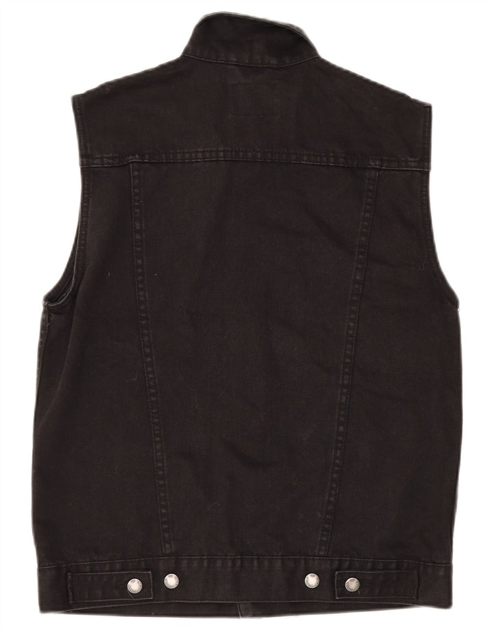 Ieftin Monday Gilet Denim pentru bărbați UK 38 Medium Black Bumbac
